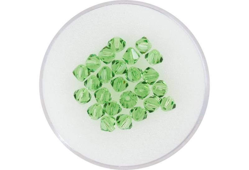 Pracht Bastelperlen Glasschliffperlen Glitzer, (25-tlg), 4 mm 25 Stück von Pracht