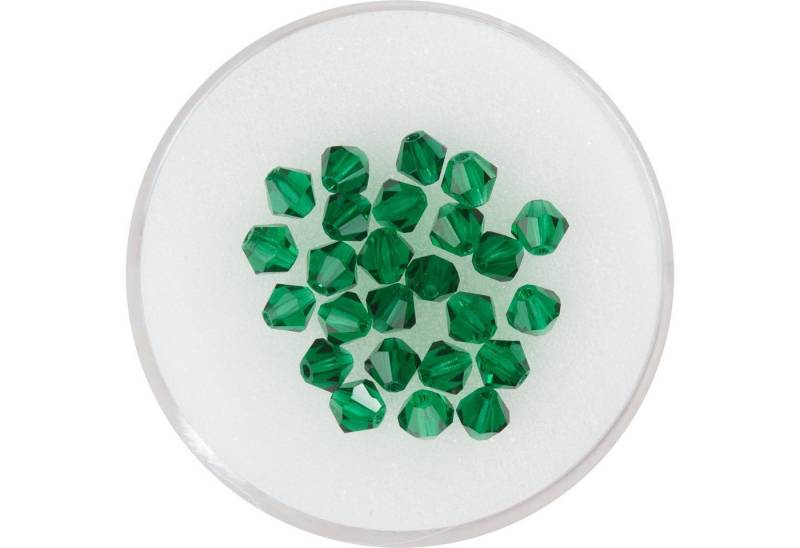 Pracht Bastelperlen Glasschliffperlen Glitzer, (25-tlg), 4 mm 25 Stück von Pracht