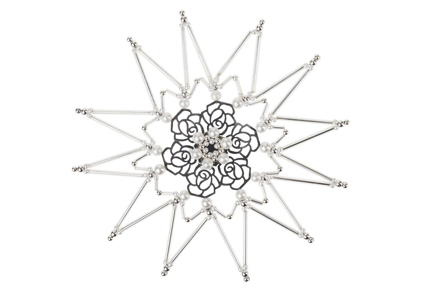 Pracht Bastelperlen Stern Vintage Rose, 11 cm Pracht Bastelperlen Stern Vintage Rose, 11 cm von Pracht