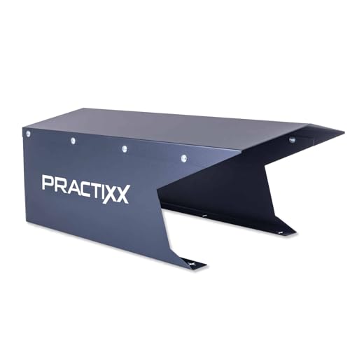 Practixx Mähroboter Garage - PX-RRM-600Wi | pulverbeschichtetes Metall | Sonnen- & Regenschutz | geschlossene Konstruktion | 75x44x30cm | Made in Germany | Überdachung | auch passend für Scheppach von Practixx