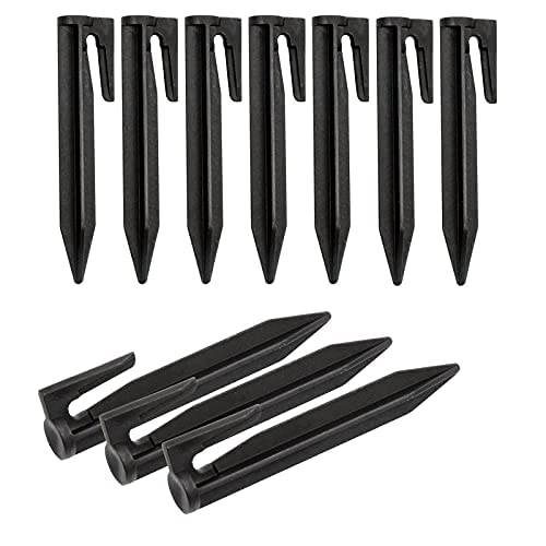 Practixx Mähroboter PX-RRM-500Wi | PX-RRM-600Wi Bodenhaken Befestigungshaken 100er Pack Hering Mähroboter Haken von Practixx