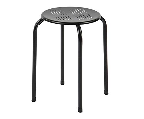 Practo Home Metallhocker, Schwarz, 44,5 cm von Practo