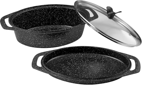 Pradel Excellence, PCUI001014, Premium Kochtopf aus Aluminiumguss Ø36cm, Glasdeckel, Antihaftbeschichtung in Steinoptik, Abnehmbarer Griff, Alle Herdarten Pradel Excellence, PCUI001014, Premium Kochtopf aus Aluminiumguss Ø36cm, Glasdeckel, Antihaftbeschichtung in Steinoptik, Abnehmbarer Griff, Alle Herdarten von Pradel Excellence
