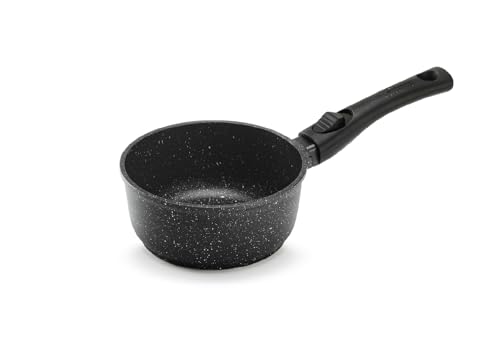 Pradel Excellence - PCUI001006 - Topf aus Aluminiumguss Premium Ø20cm - Antihaftbeschichtung in Steinoptik - Abnehmbarer Griff - Alle Herdarten, Induktion von Pradel Excellence