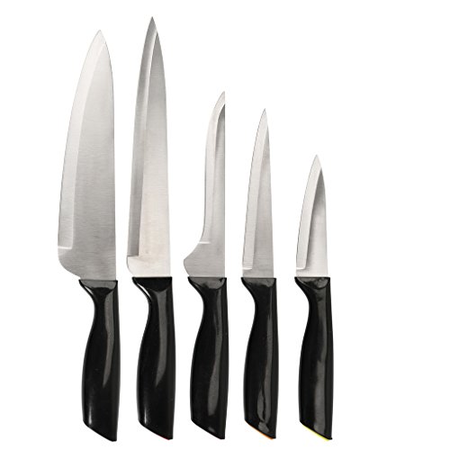 Pradel Heritage 519898 Küchenmesser-Set, Schwarz, 5 Stück von Pradel Heritage