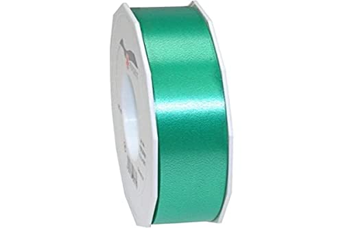 C.E. PATTBERG Geschenkband grün, 91 Meter Ringelband 25 mm zum Basteln, Dekorieren & Verpacken von Geschenken zu jedem Anlass von Präsent
