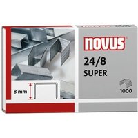 NOVUS Heftklammer 040-0038 24/8 Super verzinkt 1.000 St.Pack. von Jungheinrich PROFISHOP