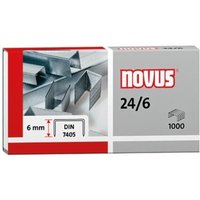 NOVUS Heftklammer 24/6 040-0158 verzinkt 1.000 St./Pack. von Jungheinrich PROFISHOP