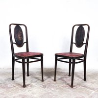 Paar Thonet Nr. 414 Stühle Von Marcel Kammerer von PragueDesign
