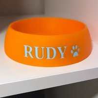 Personalisierte Mehrfarbige Haustierschüssel Klein 250 Ml von PrairieCityCo