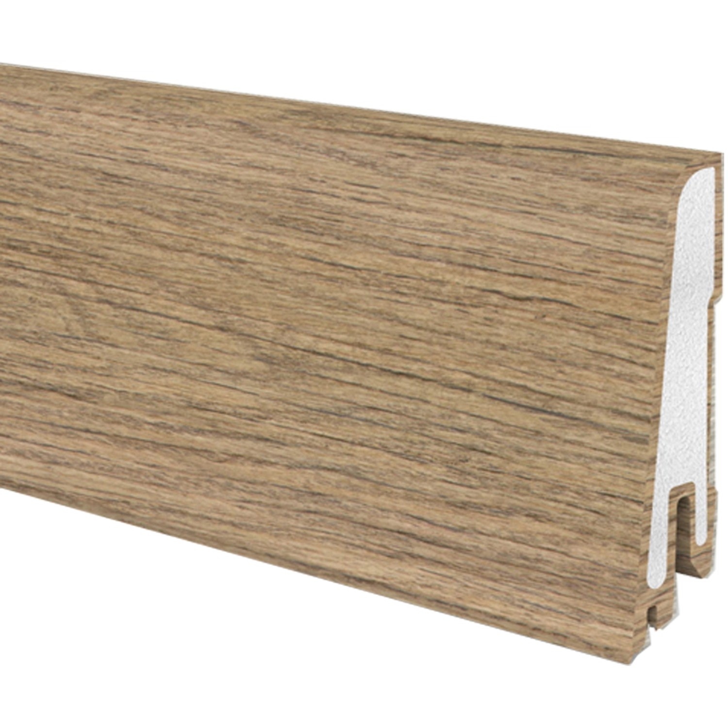 Hartschaumleiste Modern 60 sk Refined Oak 17 mm x 60 mm Länge 2500 mm von Praktikus