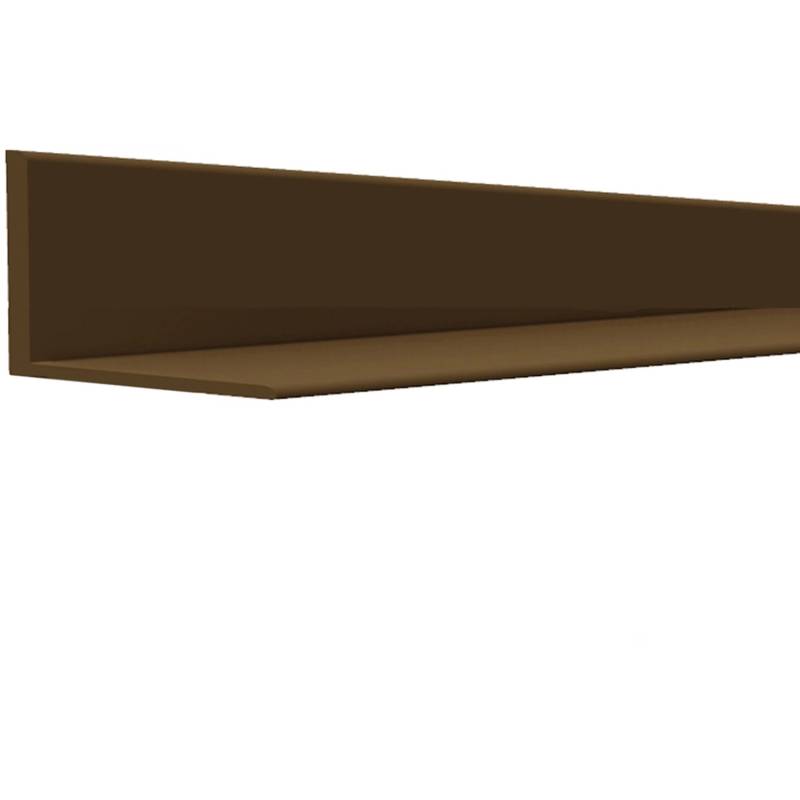 Knicksockelleiste selbstklebend Braun 18 x 18 x 5000 mm von Döllken