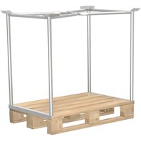 CORDES Palettenaufsatz, offen, für Euro-Palette, verzinkt, Höhe 1.200 mm von CORDES