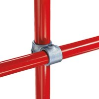 Kreuzverbinder mit 2 Durchgängen, Außen-Ø Rohr 42,4 mm von Kee® Klamp