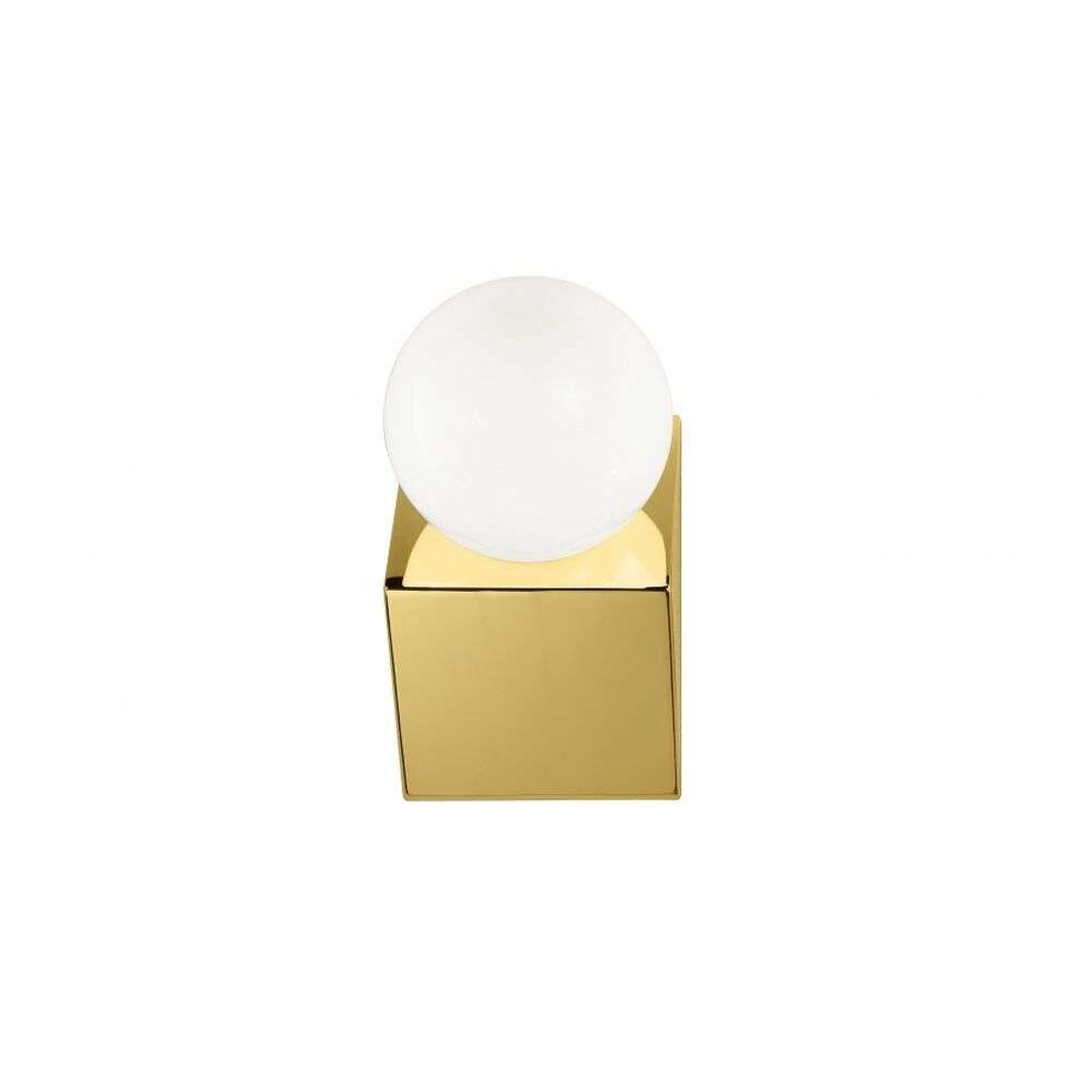 Prandina - The Pekerman Project W1 Wandleuchte White/Glossy Brass von Prandina