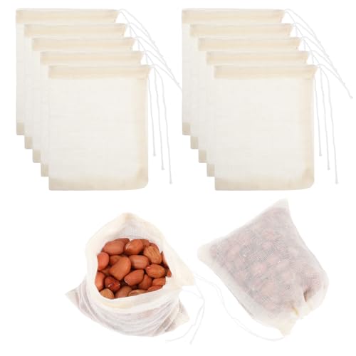 Prasacco 20 Stück Gewürzsäckchen, Gewürzbeutel zum Mitkochen Baumwoll Musselin Beutel mit Kordelzug Wiederverwendbar Gewürzsäckchen zum Kochen Teebeutel Gewürzbeutel für Gewürze, Teefilter, Kochen Prasacco 20 Stück Gewürzsäckchen, Gewürzbeutel zum Mitkochen Baumwoll Musselin Beutel mit Kordelzug Wiederverwendbar Gewürzsäckchen zum Kochen Teebeutel Gewürzbeutel für Gewürze, Teefilter, Kochen von Prasacco