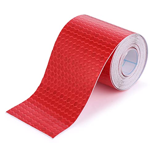 Prasacco Reflektorband, Sicherheits Reflektierendes Klebeband Selbstklebende Reflektierende Sicherheitsaufkleber Warnaufkleber 5 x 300 cm Sicherheitsklebeband Sicherheit Markierung Band (1 Rolle, Rot) Prasacco Reflektorband, Sicherheits Reflektierendes Klebeband Selbstklebende Reflektierende Sicherheitsaufkleber Warnaufkleber 5 x 300 cm Sicherheitsklebeband Sicherheit Markierung Band (1 Rolle, Rot) von Prasacco