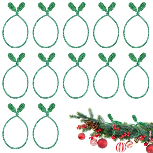 Prasacco Weihnachtsgirlanden-Krawatten, 39 cm, dekorative Bindebänder für Geländer, flexible Bindebänder für Girlande, wiederverwendbare Girlande, für Weihnachten, Urlaub, Weihnachten, Basteln, Prasacco Weihnachtsgirlanden-Krawatten, 39 cm, dekorative Bindebänder für Geländer, flexible Bindebänder für Girlande, wiederverwendbare Girlande, für Weihnachten, Urlaub, Weihnachten, Basteln, von Prasacco