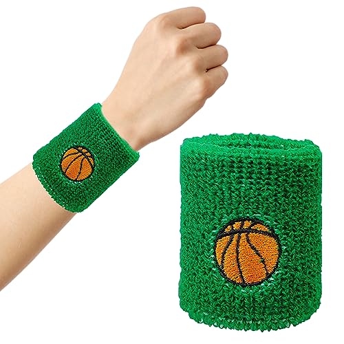 Pratvider Sportarmbänder für Kinder - Kinder Handgelenkschweißbänder,Schweißbänder Zubehör für Basketball Baseball Fußball Fußball Fitness von Pratvider