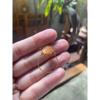 Andara Kristall Ring 5D Orange von PraxisAnasha