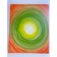 Energiebild, Lichtportal Herzchakra Sakralchakra Leinwand Bild 40x50cm Energiebild, Lichtportal Herzchakra Sakralchakra Leinwand Bild 40x50cm von PraxisAnasha