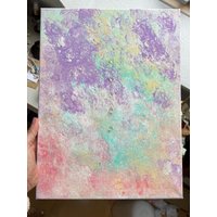 Energiebild Mit Andarakristallen Reinheit Klarheit Universe Love Leinwand Bild 30x40cm von PraxisAnasha