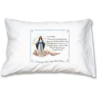 Our Lady Of Grace Personalisierter Kissenbezug Für Mama, Geburtstagsgeschenk Und Muttertagsgeschenk Mama Unter 25 Jahren von PrayerPillowcases
