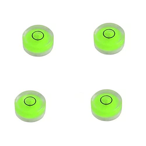 4 Pics 25mm/1inch Kleine Runde Bubble Wasserwaage Bullseye Leveler Werkzeug Mini Runde Bullseye Wasserwaagen Verwendung mit Stativ von Preamer