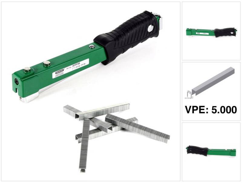 Prebena Nagler HFPF09 Hefthammer für Heftklammern Type PF von 6 - 9 mm + Prebena PF0 von Prebena