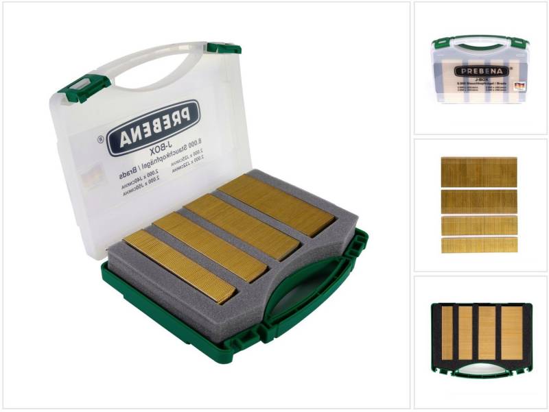 Prebena Stauchkopfnagel J-BOX CNKHA Stauchkopfnägel Brads Typ J aus Stahl verzinkt geharzt ga von Prebena