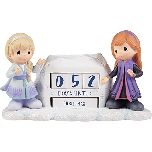 Precious Moments Disney Frozen 2 Countdown-Kalender | Counting Our Blessings | Sammlerstück Dekor & Geschenke | ELSA & Anna | handbemalt von Precious Moments