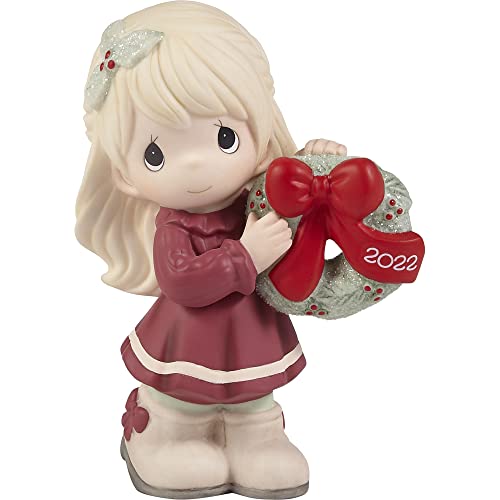 Precious Moments 221001 May Your Christmas Wishes Come True 2022 Dated Bisque Porcelain Figurine von Precious Moments