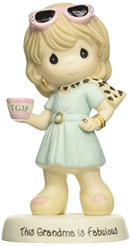 Precious Moments, Figur Oma Striking A Pose Porzellan Bisque Figur 153020 von Precious Moments