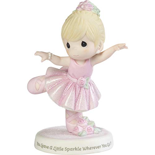 Precious Moments 192006 You Leave A Little Sparkle Wherever You Go Ballerina Girl Biskuitporzellan-Figur, Mehrfarbig von Precious Moments