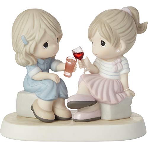 Precious Moments 202014 Porzellanfigur Here's to A Lifetime of Friendship Figur, Porzellan, Mehrfarbig, One Size von Precious Moments