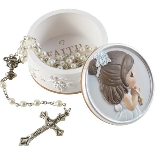 Precious Moments 202428 Faith is The Light That Guides You Girl Harzbox mit Rosenkranz, Einheitsgröße, mehrfarbig Precious Moments 202428 Faith is The Light That Guides You Girl Harzbox mit Rosenkranz, Einheitsgröße, mehrfarbig von Precious Moments