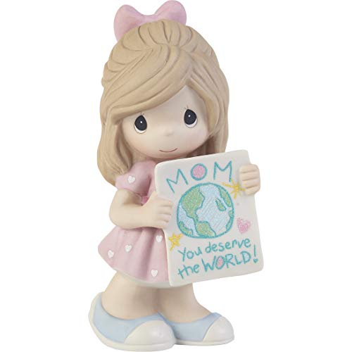 Precious Moments 203005 Mom, You Deserve The World Girl Bisque Porzellan Figur Precious Moments 203005 Mom, You Deserve The World Girl Bisque Porzellan Figur von Precious Moments