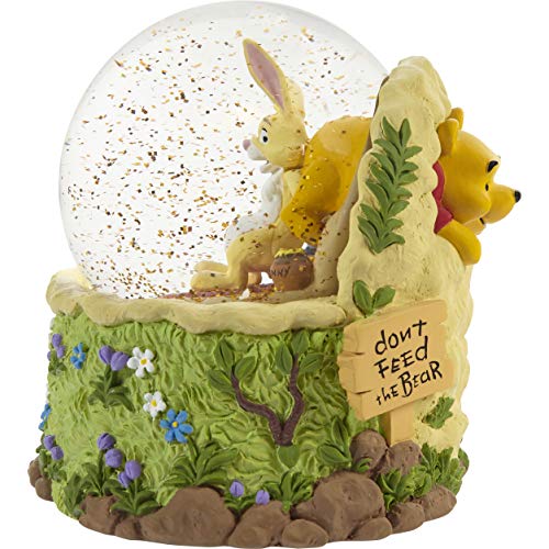 Precious Moments 203704 Disney Don't Feed The Bear Winnie The Pooh Schneekugel aus Kunstharz/Glas von Precious Moments