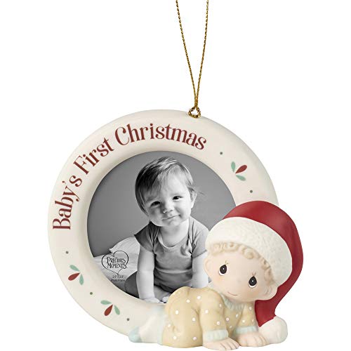 Precious Moments Bilderrahmen Baby's First Christmas, Mehrfarbig von Precious Moments