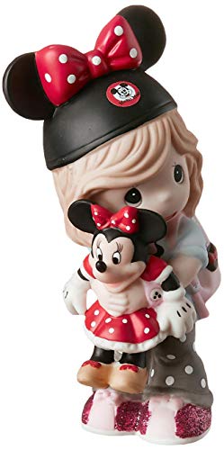 Precious Moments Disney Showcase Girl Minnie Mouse Fan 191063 Figur, One Size, Multi von Precious Moments
