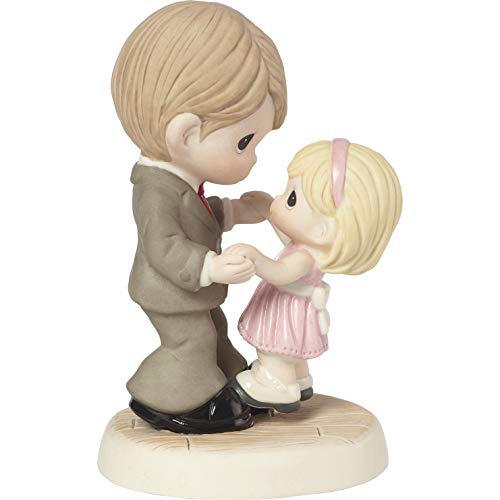 Precious Moments Father Daughter Figurine You’re Here for Me Every Step of The Way Bisque Porcelain 183006 Figur, Porzellan, Mehrfarbig, One Size von Precious Moments