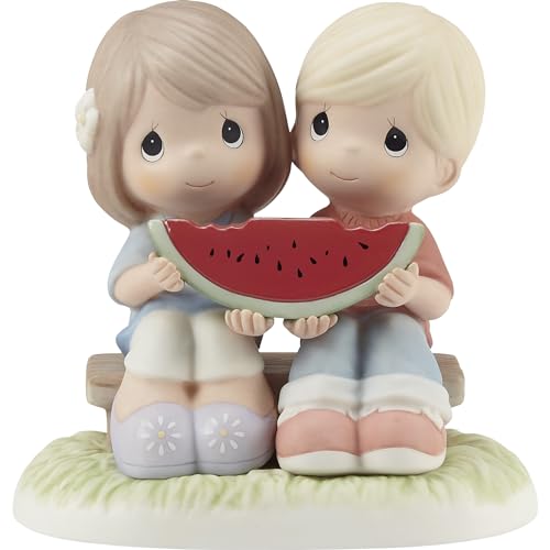 Precious Moments Pärchen teilen Wassermelone Figur von Precious Moments