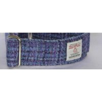 Harris Tweed Haushalsband Für Hunde An T-Uisge - Rain von PreciousPoocheDesign