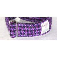 Harris Tweed Haushalsband Für Hunde Purpaidh - Lila von PreciousPoocheDesign
