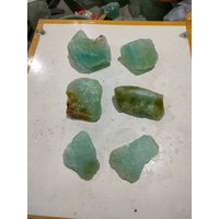 1, 6Kg(6344stk Eisiges Exemplar Andara Haut, Grün Blau" Von Crystal Monatomic Natürliche Rauhe Seltene Sammlung von PreciousStoneID