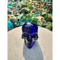 1.6Kgs | 351 The Natural Dark Blue Handmade Skull" Von Andara Crystal Monatomic Natürliche Voll Polierte Oberfläche Seltene Kollektion 1.6Kgs | 351 The Natural Dark Blue Handmade Skull" Von Andara Crystal Monatomic Natürliche Voll Polierte Oberfläche Seltene Kollektion von PreciousStoneID