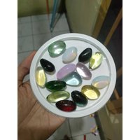 15 Stück/15 Seltene Farben Schöne Natürliche Polierte Bohnen Größe" Von Andara Crystal Monatomic Vollpolierte Oberfläche Selten von PreciousStoneID