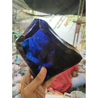3, 4Kg | A026 Besonderheit "Tiefblaue Meere Mit Grünem Moosmotiv Innen" Von Andara Crystal Monatomic Vollpolierte Oberfläche Seltene Sammlung von PreciousStoneID
