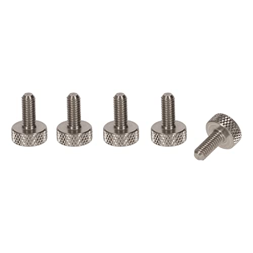 Edelstahl Rändelschrauben M4 x 10mm 1 Satz (5 Stück) von PrecisionGeek