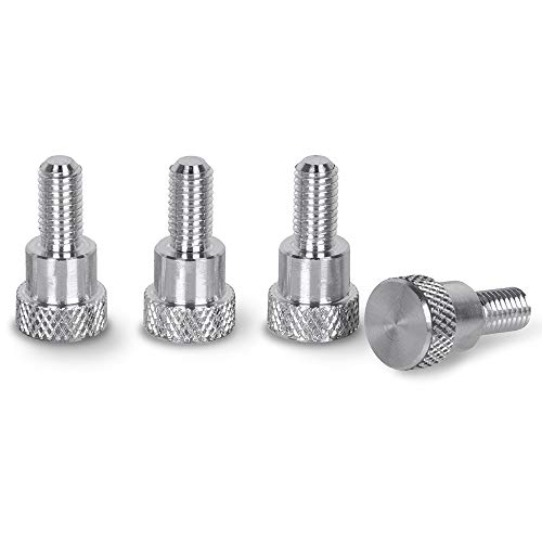 PrecisionGeek Ansatzschraube Rändelschrauben M4 x 10mm L-20mm (4 Stück) (Aluminium) PrecisionGeek Ansatzschraube Rändelschrauben M4 x 10mm L-20mm (4 Stück) (Aluminium) von PrecisionGeek